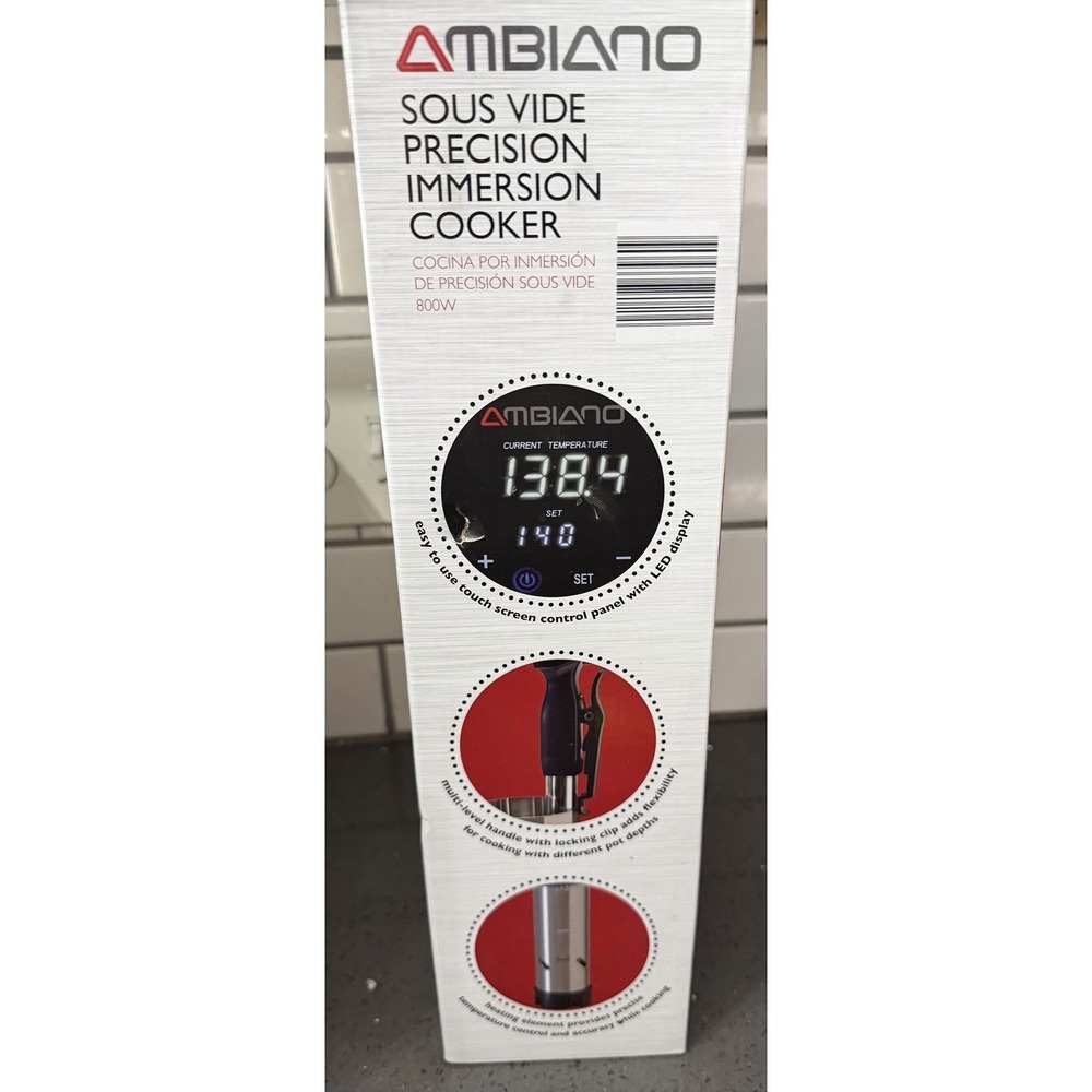 New Ambiano Sous Vide Precision Immersion Cooker 800W Model # H-106 - Picture 2 of 5